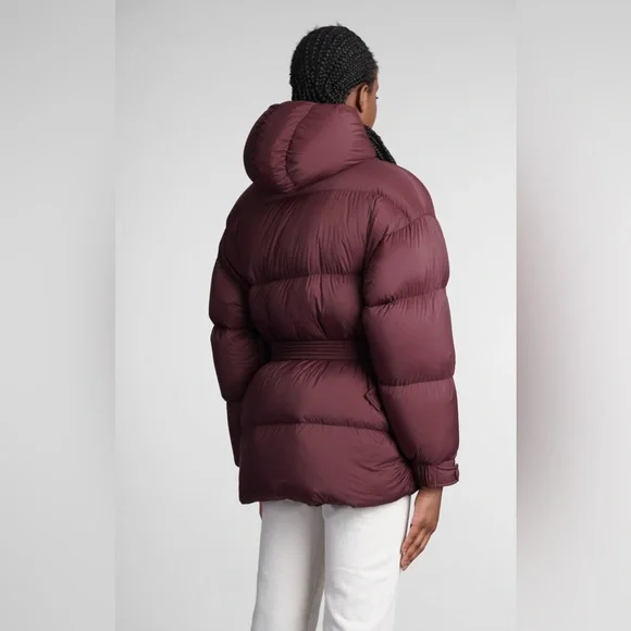 SOLD! SOLD! IENKI IENKI Puffer Jacket in Bordeaux Nylon Size M - Picture 3 of 16